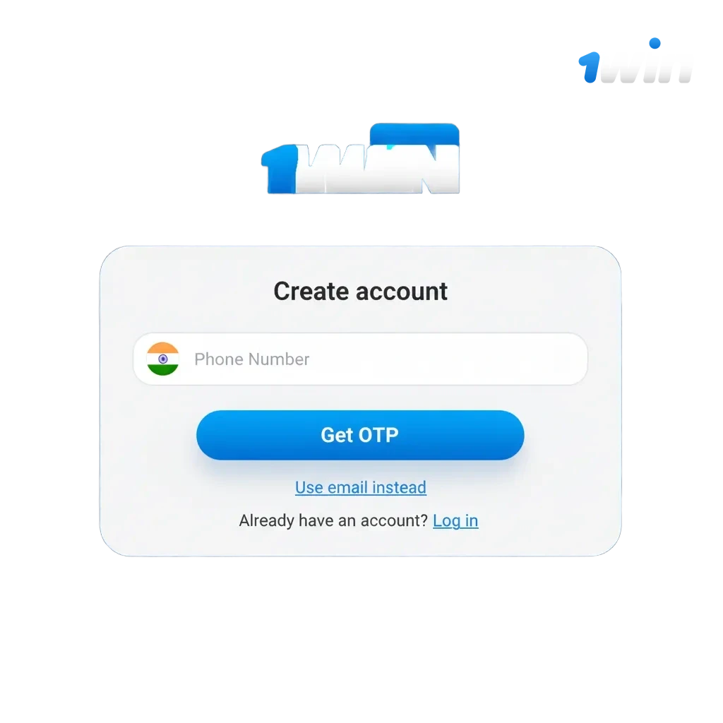 1win registration, login and verification on web and mobile; casino, sports, and 500% welcome bonus up to ₹75,000.