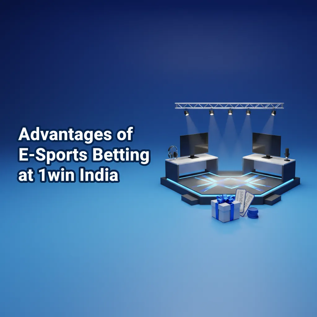 Infographic: Advantages of esports betting at 1win India—welcome bonus, UPI/Paytm, 24/7 support, mobile app, sharp odds.