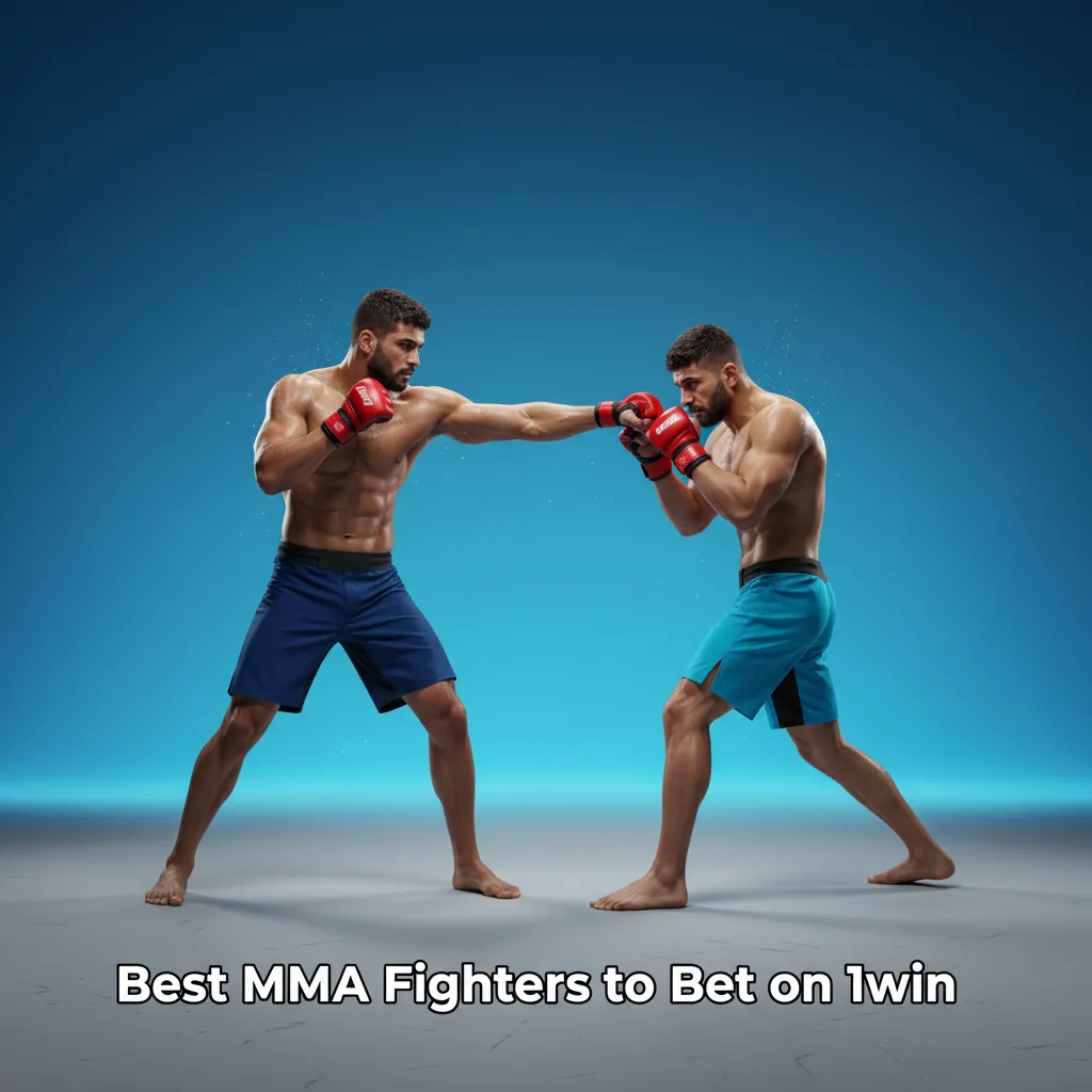 1win MMA betting banner listing top fighters: Makhachev, Pereira, Topuria, Zhang, Edwards, O’Malley, Jubli.