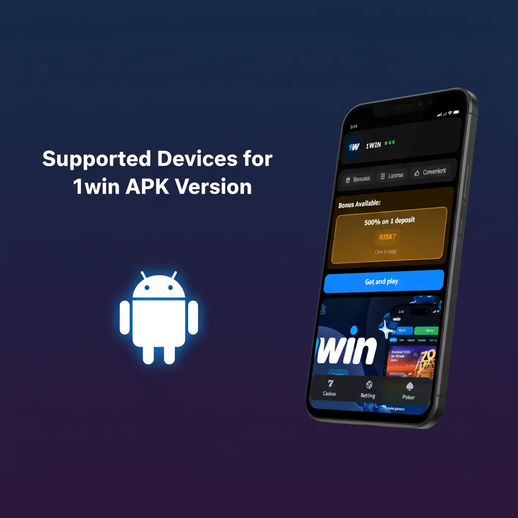 Supported 1win APK devices: Samsung, OnePlus, Xiaomi, Pixel, Oppo, Sony, Huawei, Poco; Android 6.0+; perf varies by RAM/SoC