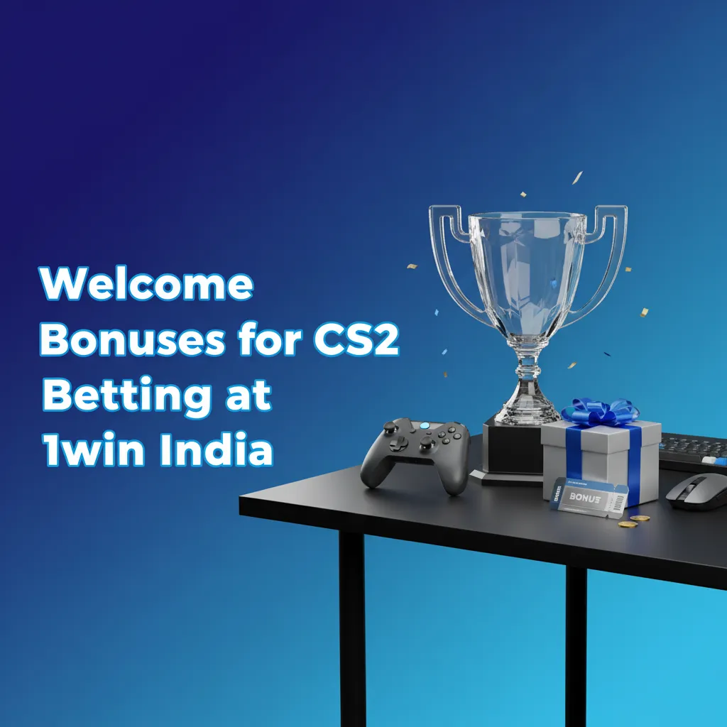 1win India CS2 welcome bonus banner: 500% up to ₹75,000 with steps to register, opt in, deposit, bet, and meet wagering.