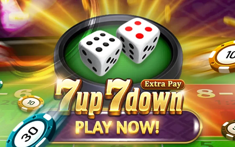 Bet on 7 Up 7 Down Indian game at 1win India.