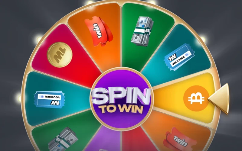 Spin the 1win casino wheel and win exciting daily prizes.