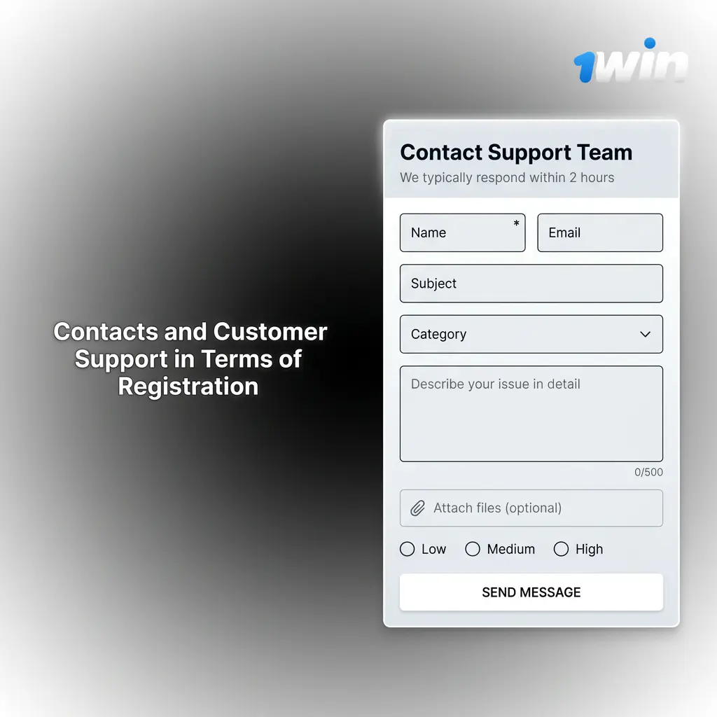 1win 24/7 customer support for registration, verification, and login help via live chat, email, and Telegram in India.