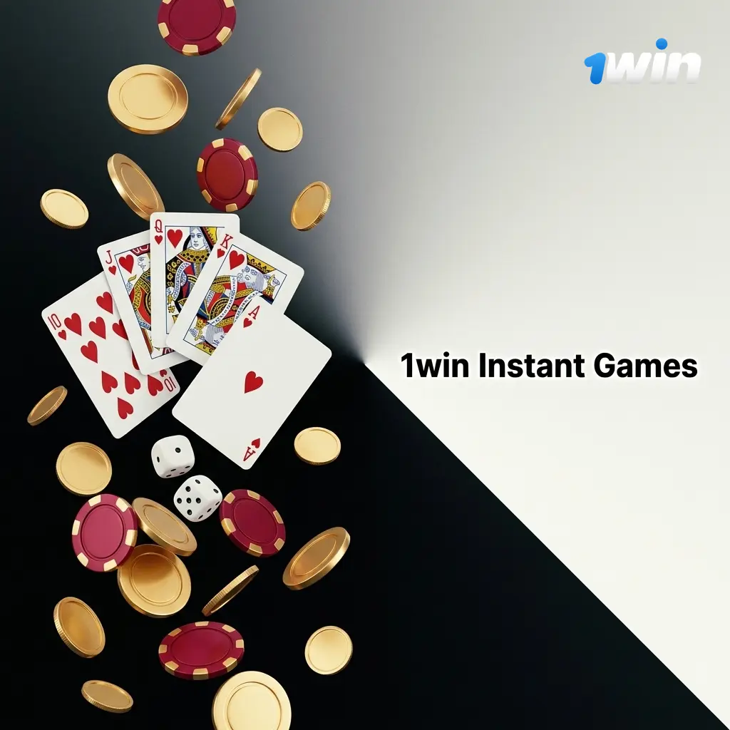 1win Instant Games including Crash, Mines, Plinko, Dice, Keno, and Hi-Lo for quick results