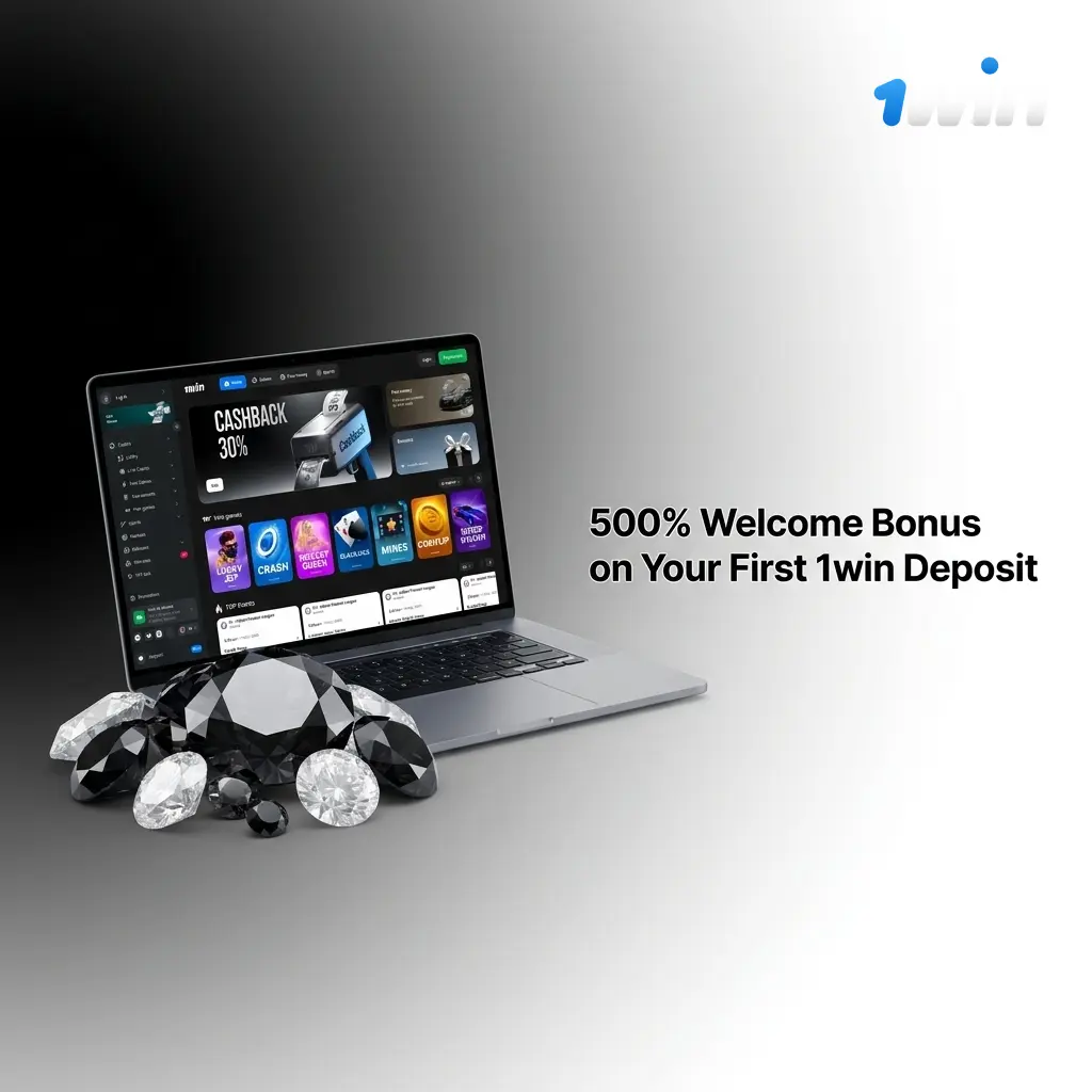 1win 500% welcome bonus up to 180,000 INR on first deposit for sports betting and casino games