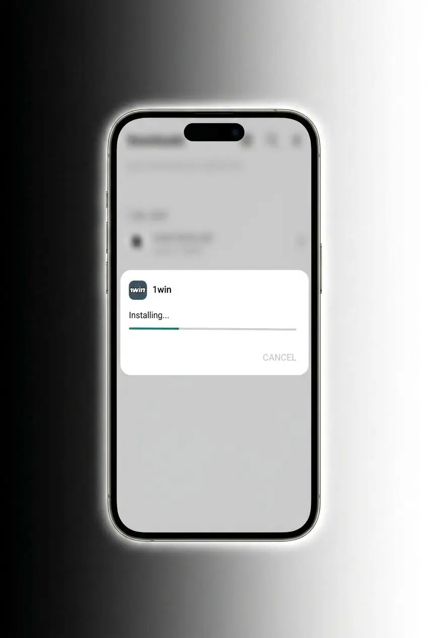 Step-by-step guide showing how to download and install the Aviator 1win APK on an Android device