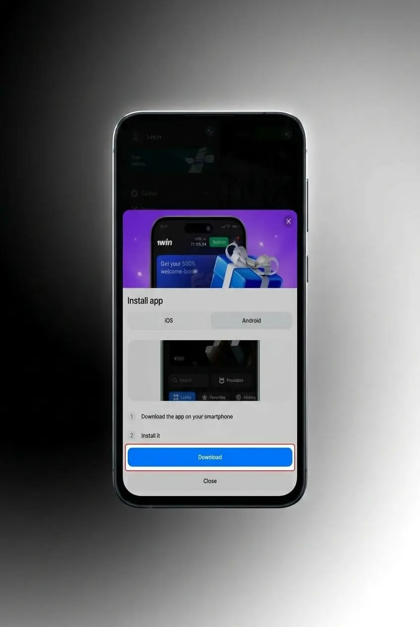 Step-by-step guide to download and install the 1win apk on Android devices