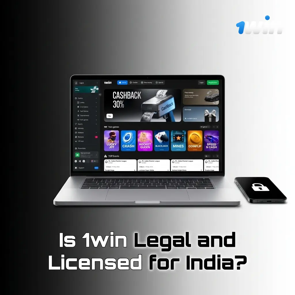 1win Curaçao eGaming license 8048/JAZ2018-040 for legal online betting and casino access in India