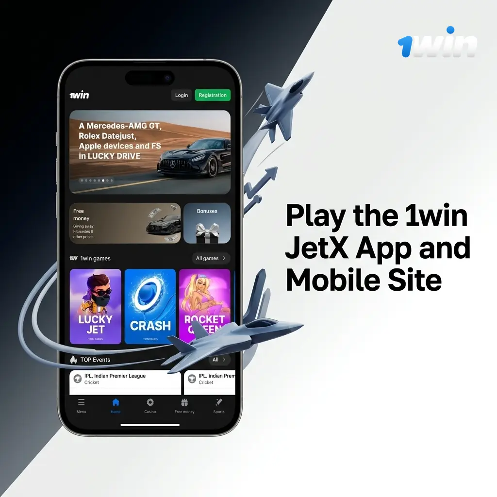 Play JetX on 1win mobile app or browser with synced balance, responsive controls, and UPI, PayTM, GPay payments
