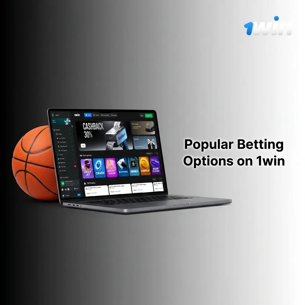 Popular betting options on 1win: Live Betting, Multi Live, and Prematch Lines for cricket, football, and tennis.